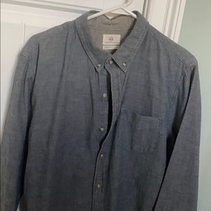 Adriano Goldschmied button down denim XL